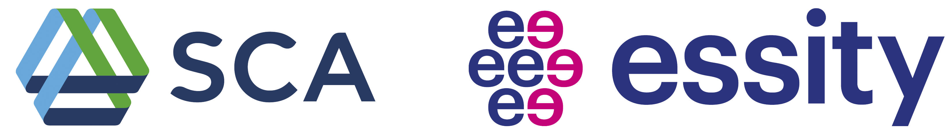 SCA & Essitys logotyp.